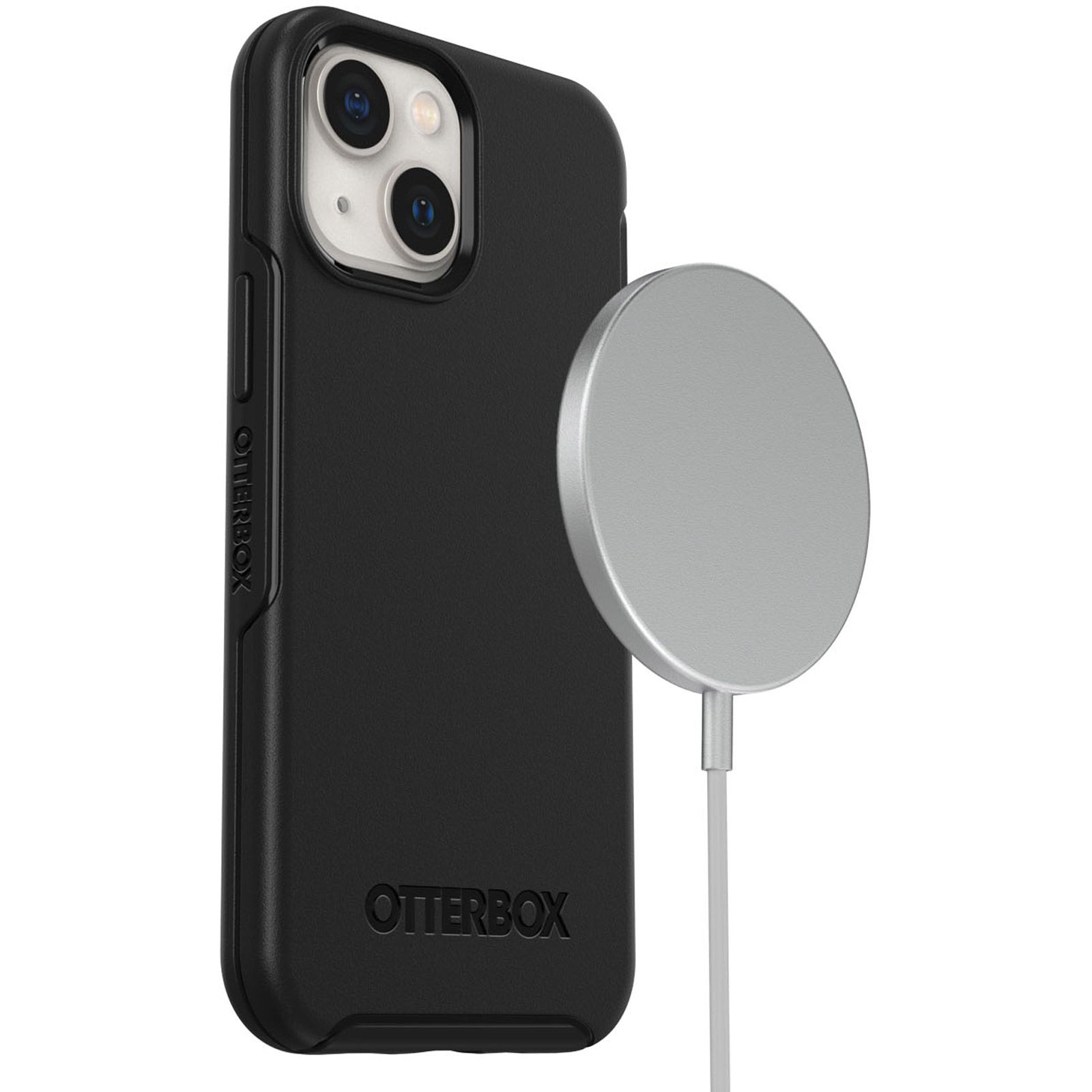 OtterBox iPhone 13 mini & iPhone 12 mini Symmetry Series Case - CLEAR,  ultra-sleek, wireless charging compatible, raised edges protect camera &  screen