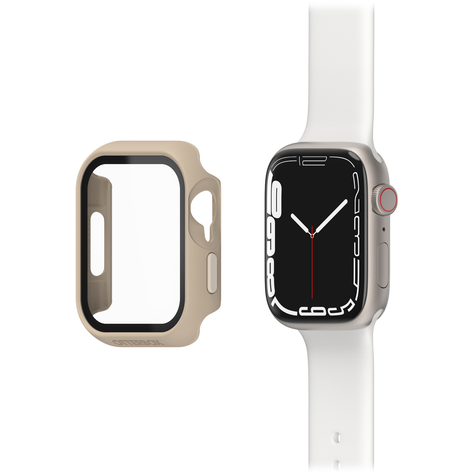 JETech Case with Screen Protector Compatible with Apple Watch Series 8 7 45mm