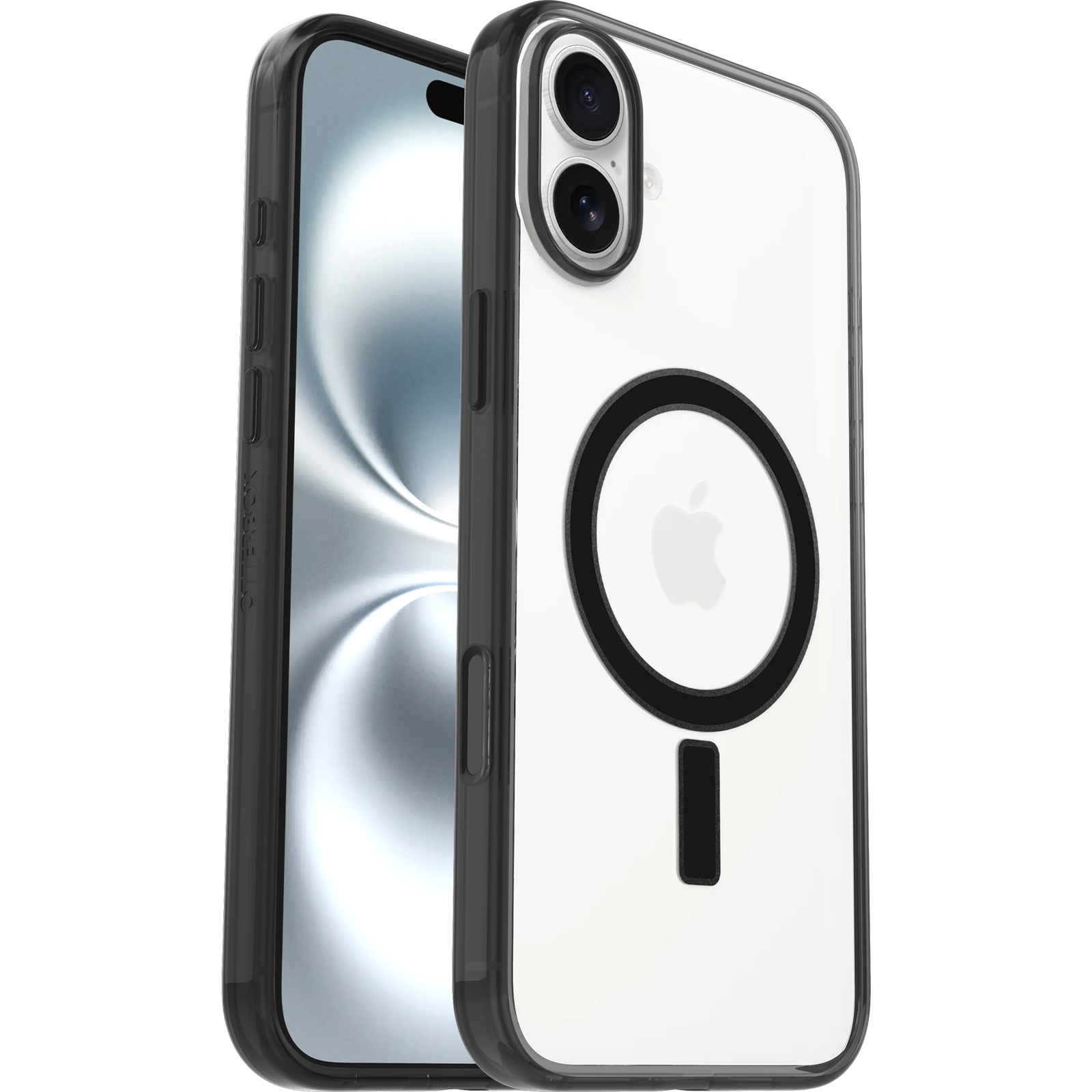 Black luxury Clear iPhone 16 Plus Case | OtterBox