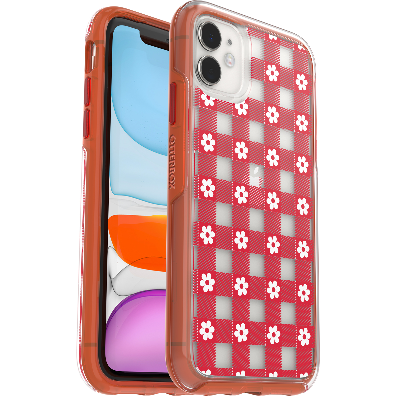 Red Clear iPhone 11 Case | OtterBox Symmetry Series Clear Red Clear iPhone 11 Case | OtterBox Symmetry Series Clear