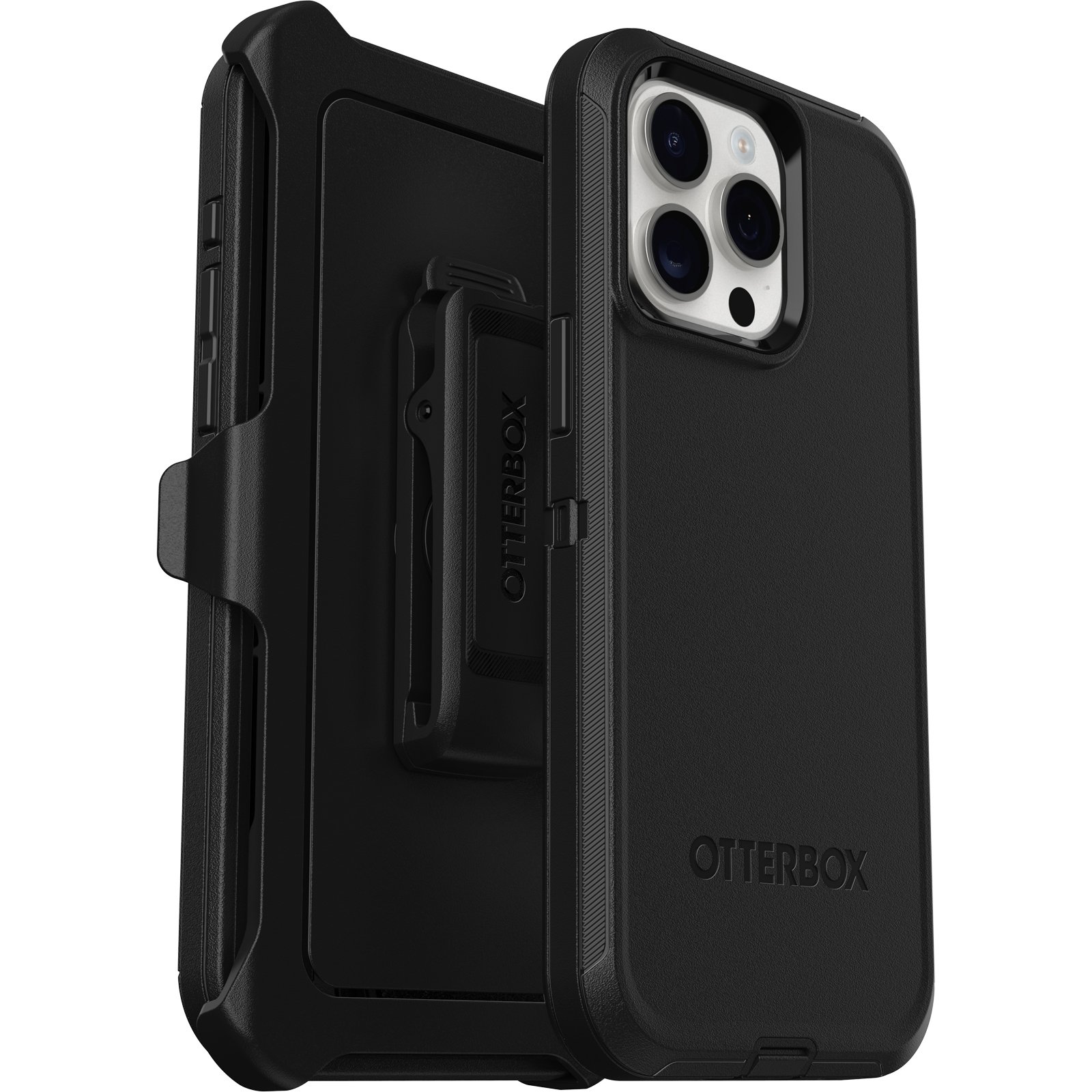 Black Durable iPhone 15 Pro Max Case | OtterBox Defender Series
