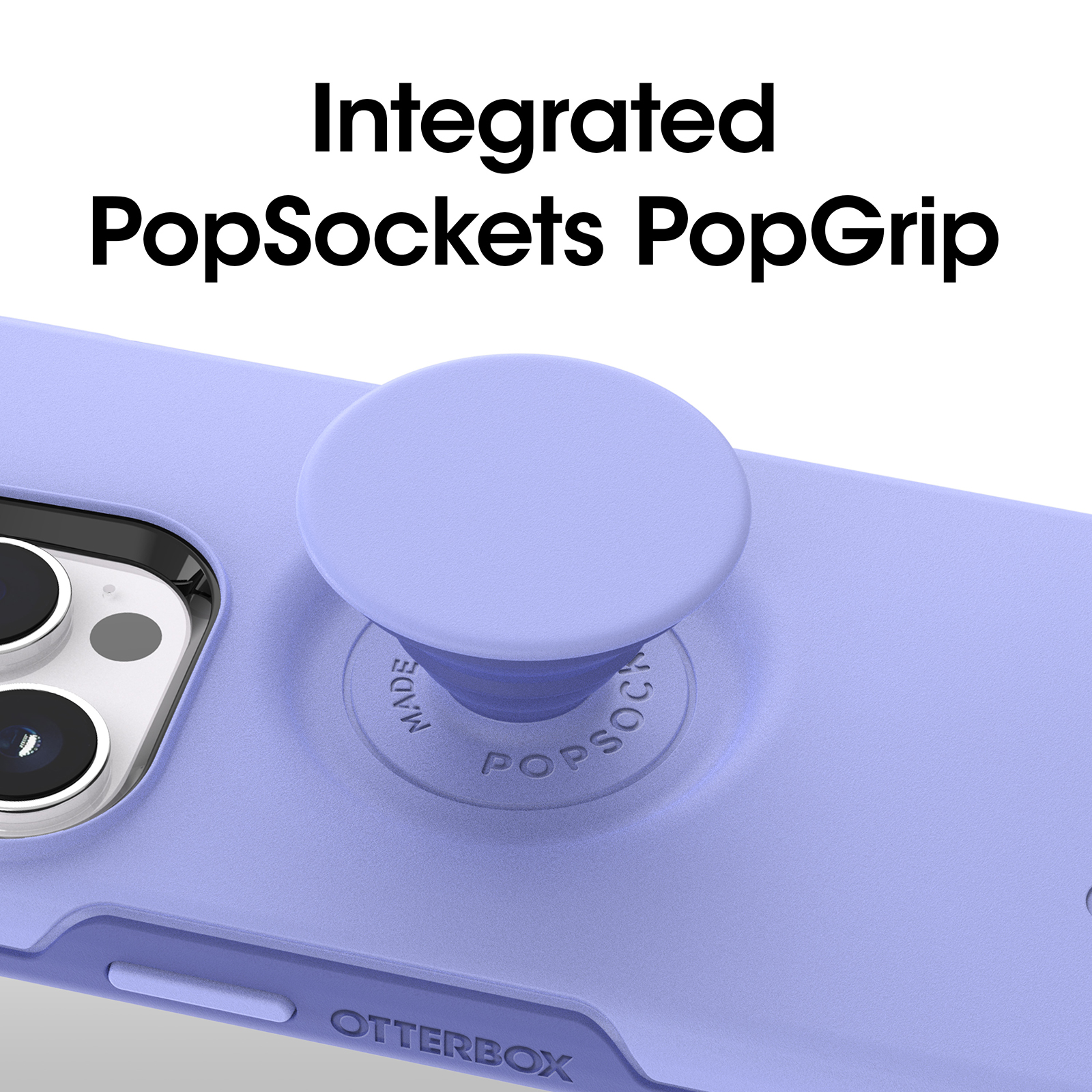 Purple PopSockets iPhone  Pro Case   Otter + Pop AM
