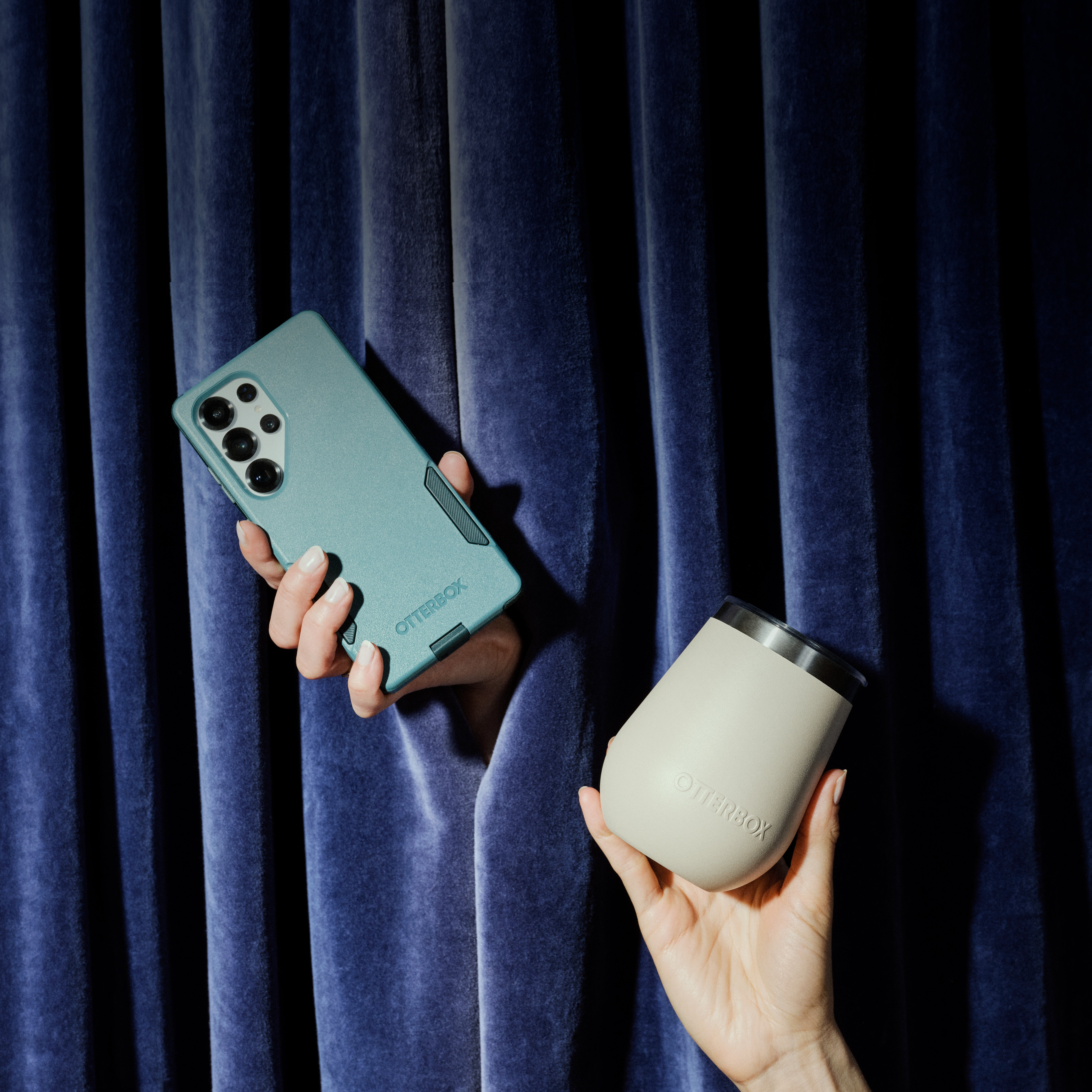 Galaxy Blue Commuter and Wine Tumbler | OtterBox